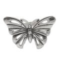 Emerging Butterfly,'Artisan Crafted Sterling Silver Butterfly Ring from Bali'