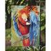 Bay Isle Home™ Thoreson Red Parrot 2-Sided Garden Flag, Polyester in Blue/Brown | 15 H x 11 W in | Wayfair 7C2A04704C234A31AE2B7218A65E2A50