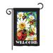 August Grove® Priyah Ladybug Heaven 2-Sided Polyester Garden Flag in Black | 18.5" H x 13" W | Wayfair E99638BFD97E4CC19A52596FC4070621