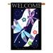 August Grove® Ottowa Dragonfly Heaven 2-Sided Polyester 40 x 28 in. House Flag in Black | 40 H x 28 W in | Wayfair 63726241323B4A97B148BC7AC23AE90B