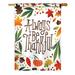 The Holiday Aisle® Bartisan Happy Harvest Scarecrow Fall 2-Sided Polyester 40 x 28 in. Garden Flag in Green | 40 H x 28 W in | Wayfair