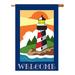Breakwater Bay Klahn Lighthouse 2-Sided Polyester 40 x 28 in. House Flag in Blue/Orange | 40 H x 28 W in | Wayfair 65099567CC0A46E0BF9558864EF9913D