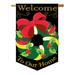The Holiday Aisle® Loys Two Group H114069-P2 Christmas Reef Winter Applique Decorative Vertical 28" X 40" Double Sided House Flag | Wayfair