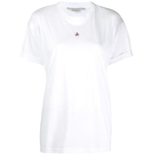 Stella McCartney T-Shirt mit Kristallen