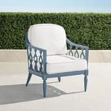 Avery Lounge Chair with Cushions in Moonlight Blue Finish - Performance Rumor Midnight - Frontgate