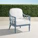 Avery Lounge Chair with Cushions in Moonlight Blue Finish - Resort Stripe Aruba - Frontgate