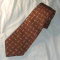 Coach Accessories | Coach Wide Hand Made Silk Tie | Color: Brown/Gold | Size: Os