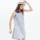 Madewell Dresses | Madewell Sunday Embroidered Shirt Dress | Color: Blue/White | Size: S