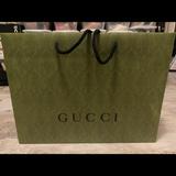 Gucci Other | Gucci Shopping Bag | Color: Green | Size: Os