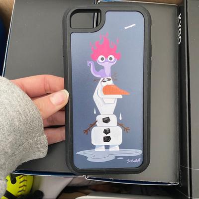 Disney Accessories | Frozen 2 Olaf And Bruni Iphone 6/6s Case | Color: Black/White | Size: Iphone 6