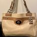 Coach Bags | Coach Penelope Tan Leather Satchel | Color: Cream/Tan | Size: Length 12” Height 9” Depth 4” Strap Drop 9”