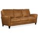 Bradington-Young Zion 87" Genuine Leather Flared Arm Sofa Genuine Leather in Gray/Brown | 37 H x 87 W x 39.5 D in | Wayfair 600-95-922000-91-NC
