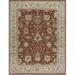 Brown/White 96 x 0.25 in Area Rug - Samad Rugs Essence Oriental Hand-Knotted Wool Russet/Beige Area Rug Wool | 96 W x 0.25 D in | Wayfair