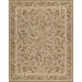 White 48 x 0.25 in Area Rug - Samad Rugs Highland Needleworks Floral Handwoven Wool Multicolor Area Rug Wool | 48 W x 0.25 D in | Wayfair