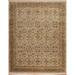 Brown/Indigo 96 x 0.25 in Area Rug - Samad Rugs Extravagance Hand-Knotted Sand/Aubergine Area Rug Silk/Wool | 96 W x 0.25 D in | Wayfair