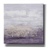 Everly Quinn Amethyst Glitter I by Jennifer Goldberger - Wrapped Canvas Painting Print Canvas in Gray | 37 H x 37 W x 1.5 D in | Wayfair