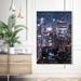 Latitude Run® NYC at Night Lights - Graphic Art Print on Canvas in White/Brown | 54 H x 36 W x 1.5 D in | Wayfair 7CC5D290B2D043A7BE1B75EAA3B7996C