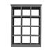 Latitude Run® Haboon 48" W Standard Bookcase Wood in Gray/Brown | 38 H x 48 W x 17 D in | Wayfair 8697D14B102C4726BF407F61F858CD82