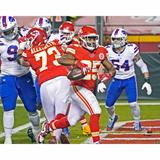 Clyde Edwards-Helaire Kansas City Chiefs Unsigned 2021 AFC Championship Touchdown Photograph