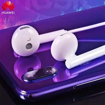 Huawei – écouteurs à fil avec contrôle de Volume oreillettes de jeu stéréo avec Microphone pour