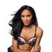 Plus Size Women's Love the Lift Push Up & In Demi Bra by Maidenform in Black Peach Lace (Size 40 D)