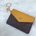 Michael Kors Accessories | Michael Kors Key Ring Card Case | Color: Brown/Yellow | Size: Os