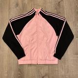 Adidas Tops | Adidas Women Pink Warm Track Jacket Zipper Sz M | Color: Pink | Size: M