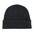 Love Cashmere Mens 100% Cashmere Beanie Hat - Charcoal Grey - Hand Made in Scotland