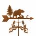 Millwood Pines Christin Bear Weathervane Metal/Steel in Brown/Gray | 24 H x 21 W x 9 D in | Wayfair AD77C48A105A4126BE318950E3E51BBB