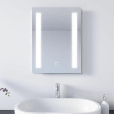 Sonni - Badspiegel led mit Beleuchtung Badezimmer Wandspiegel Touch Beschlagfrei 50x70