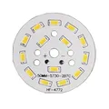 Panneau de lampe Led pour plafond avec PCB 3W 7W 12W 18W 24W 36W 5730 10 pièces/lot luminosité de