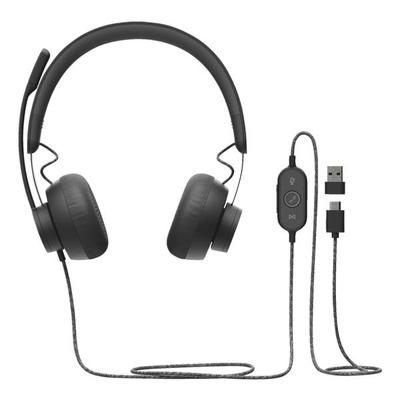 Logitech Headset »Zone Wired« schwarz