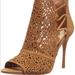 Jessica Simpson Shoes | Jessica Simpson Keelin Tan Suede Laser Cut Heels | Color: Brown/Tan | Size: 10