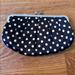 Nine West Bags | Nine West Polka Dot Clutch | Color: Black/Cream | Size: Approx 9 1/2in X 6in