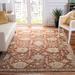 Brown 120 x 0.39 in Indoor Area Rug - Bungalow Rose Faysville Southwestern Hand-Knotted Wool Rust/Gray Area Rug Wool | 120 W x 0.39 D in | Wayfair