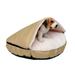 Tucker Murphy Pet™ Ayles Hooded Pet Bed Polyester in Brown | 8 H x 25 W x 25 D in | Wayfair EFC0A7B99D7A4F93B7CDC130EE5B7E80