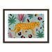Joss & Main Walking Cheetah II by Isabelle Z - Painting Print Paper, Solid Wood in Black/Green/Orange | 17 H x 23 W x 0.75 D in | Wayfair 37975-01