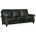 Bradington-Young Reddish 88" Genuine Leather Rolled Arm Sofa Genuine Leather in Gray | 40 H x 88 W x 40 D in | Wayfair 579-95-922100-28-TA-MH-#9GM