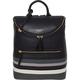 RADLEY Crown Hill Stripe Medium Ziptop Leather Backpack - Black