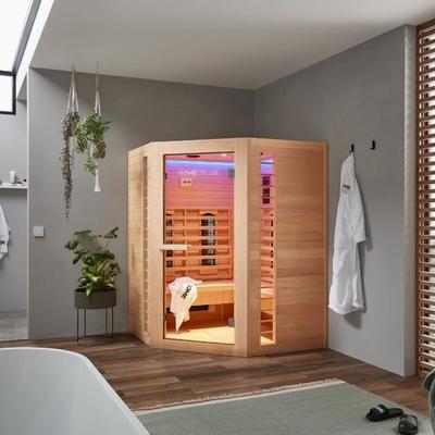 Infrarotkabine redsun deluxe xxl - 150 x 150 cm für 4 Personen Infrarotkabine Wärmekabine