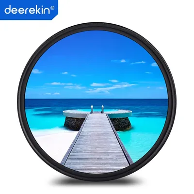 Deerekin Filtre UV Protecteur d'objectif mince 52mm pour Nikon D5500 D3300 D3100 D3200 D5200 D5100