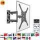 NB P4-Support mural pour TV 32-55 pouces écran plat LCD LED mouvement complet MAX VESA 400x400mm