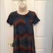 Lularoe Dresses | Lularoe Xxs Carly Dress | Color: Black/Blue | Size: Xxs