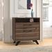 Mercury Row® Helsy Lateral 2-Drawer File Cabinet Natural Walnut Wood in Brown | 33.13 H x 29 W x 18.5 D in | Wayfair 13313