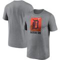 Men's Nike Heathered Gray Detroit Tigers Local Logo Legend T-Shirt