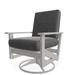 Telescope Casual Wexler Outdoor Rocking Chair w/ Cushions in Gray/Brown | 39 H x 29.5 W x 30 D in | Wayfair 5W6Y90A01