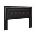 Signature Design by Ashley Kaydell Panel Headboard Upholstered/Wood & Upholstered/Polyester in Black/Brown | 52.8 H x 79.88 W x 3.15 D in | Wayfair