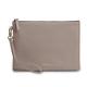 Doris&Jacky Goatskin Leather Wristlet Clutch Bag For Women Designer Large Wallets With Strap