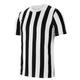 Nike Mens Striped Division Iv Jersey S/S Shirt, White/Black/Black, M