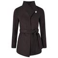 Monsoon Ladies Remmie Short Belted Coat Womens Size 14 - Charcoal Winter Outerwear